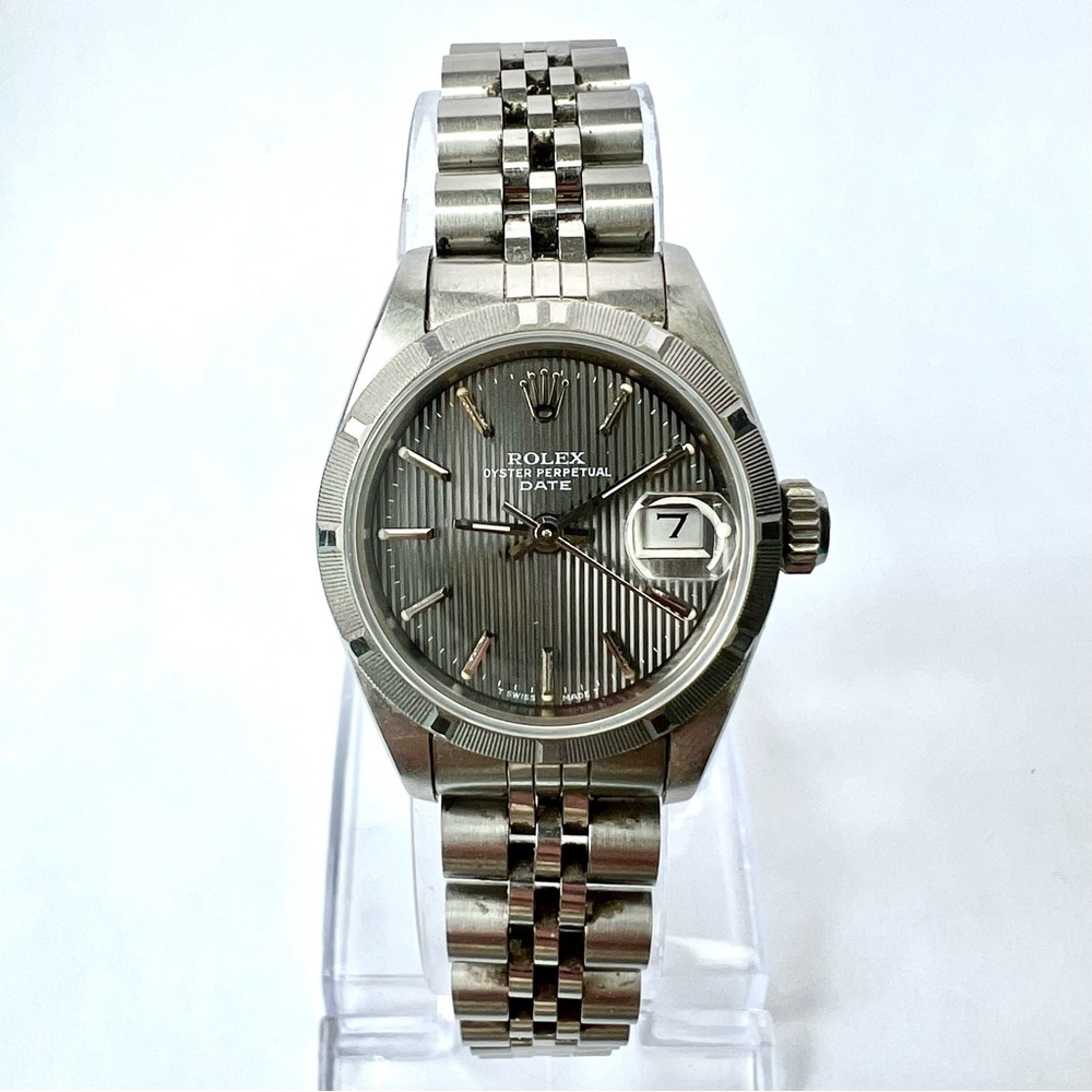 ROLEX DATE Automatic 26mm Steel Jubilee Bracelet Watch with Certificate